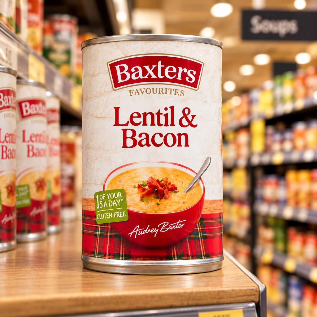 12 x Baxters Soup Lentil & Bacon - 400G