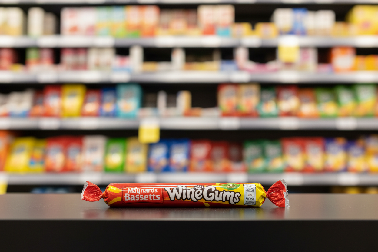 40 x Maynards Wine Gums Roll 52g