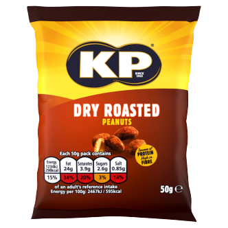 Kp Dry Roasted Peanuts 50G