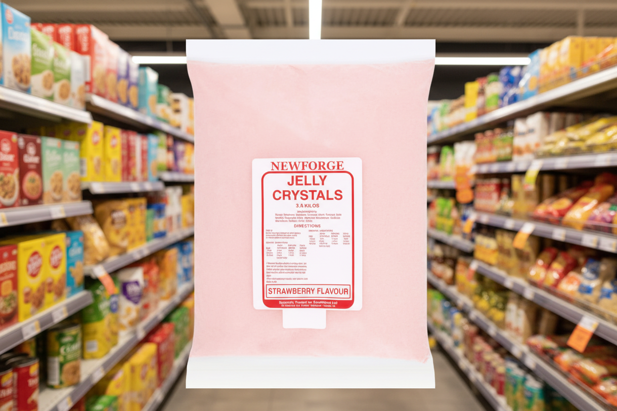 Newforge Jelly Crystals Strawberry Flavour 3.5Kg