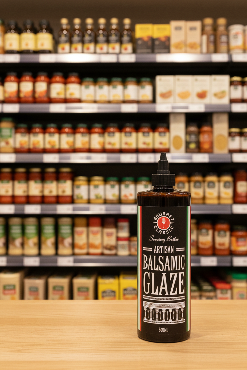 6 x Gourmet Classic Artisan Balsamic Glaze 500Ml