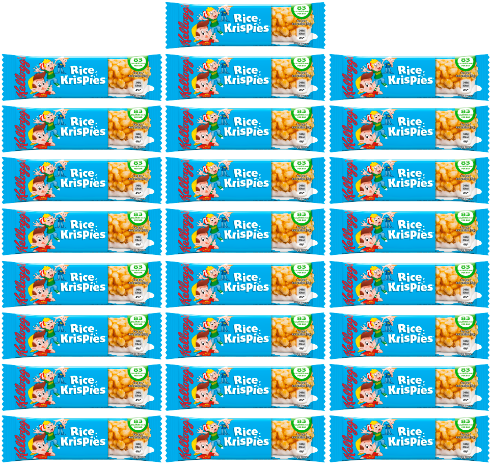 25 x Kellogg's Rice Krispies Cereal Bars - 20G