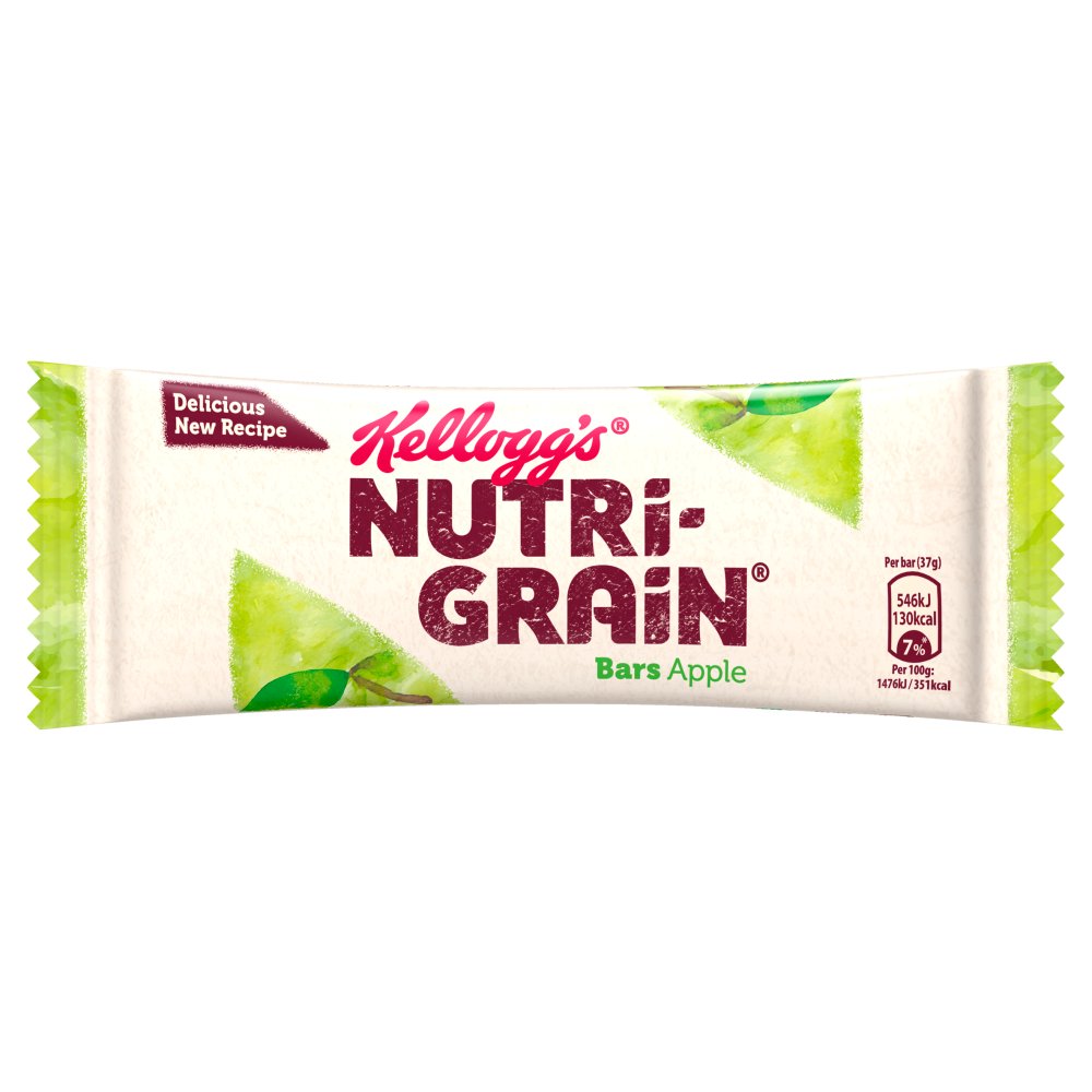 25 x Kellogg's Nutri-Grain Apple 37G