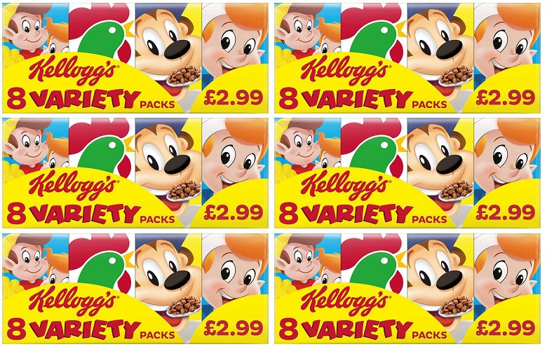 6 x Kelloggs Variety Pack - 196G
