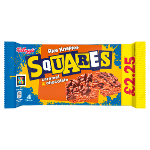 Rice Krispies Squares Chocolate & Caramel 4 Pk