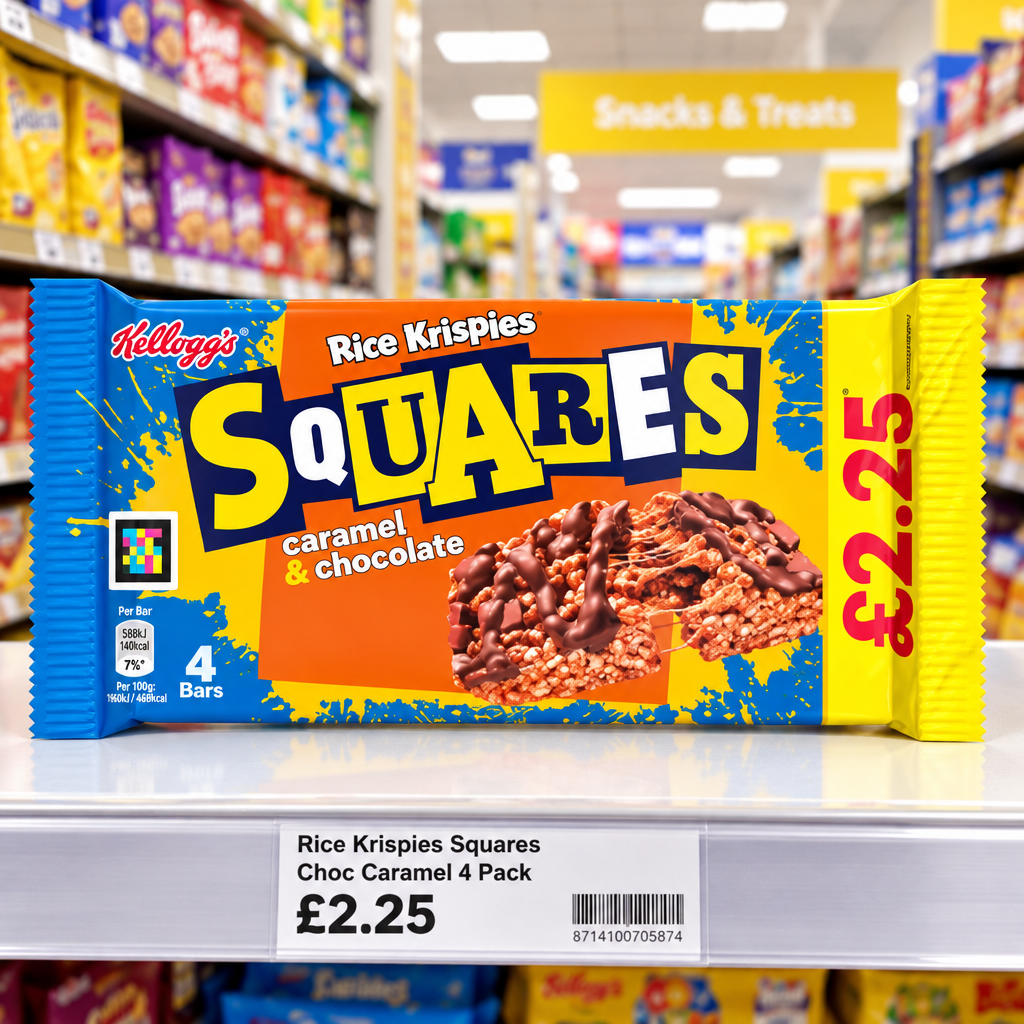 11 x Rice Krispies Squares Chocolate & Caramel 4 Pk