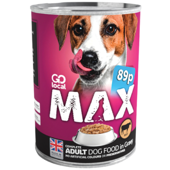 12 x Max Dog Beef Gravy - 400G
