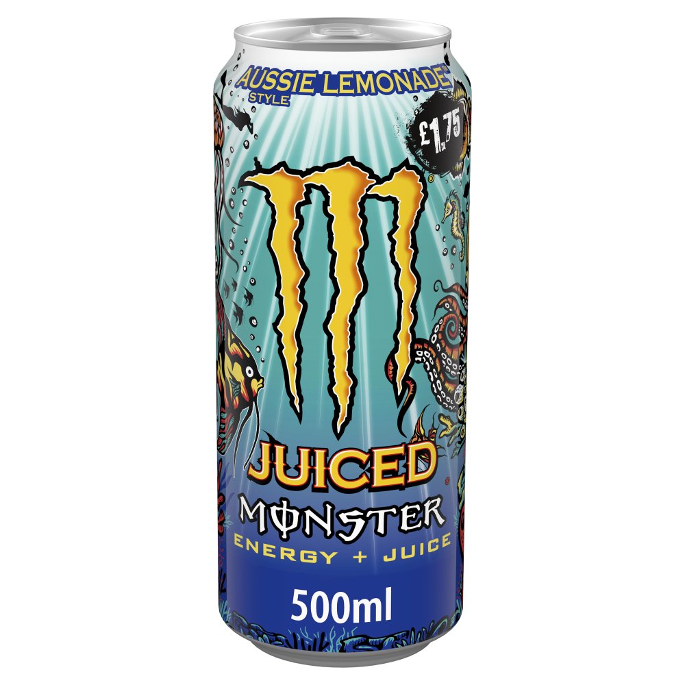 12 x Monster Energy Aussie Lemonade - 500ML