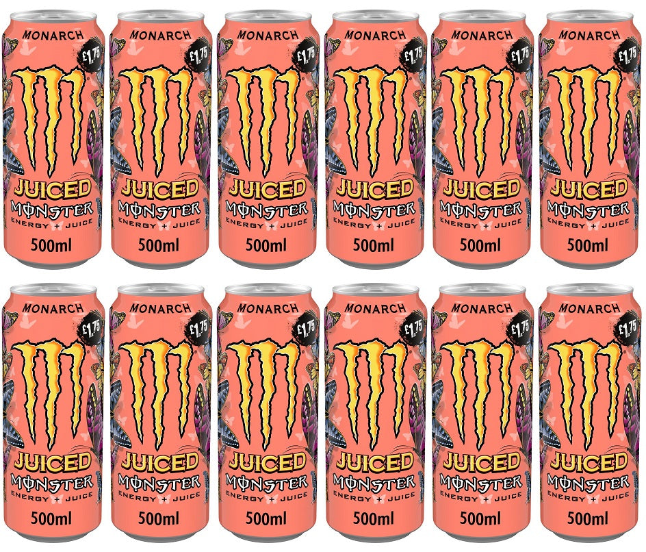 12 x Monster Energy Monarch - 500ML