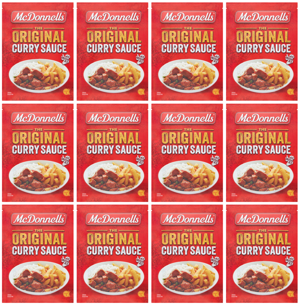 12 x Mcdonnells Curry Sauce Sachets 82Gm