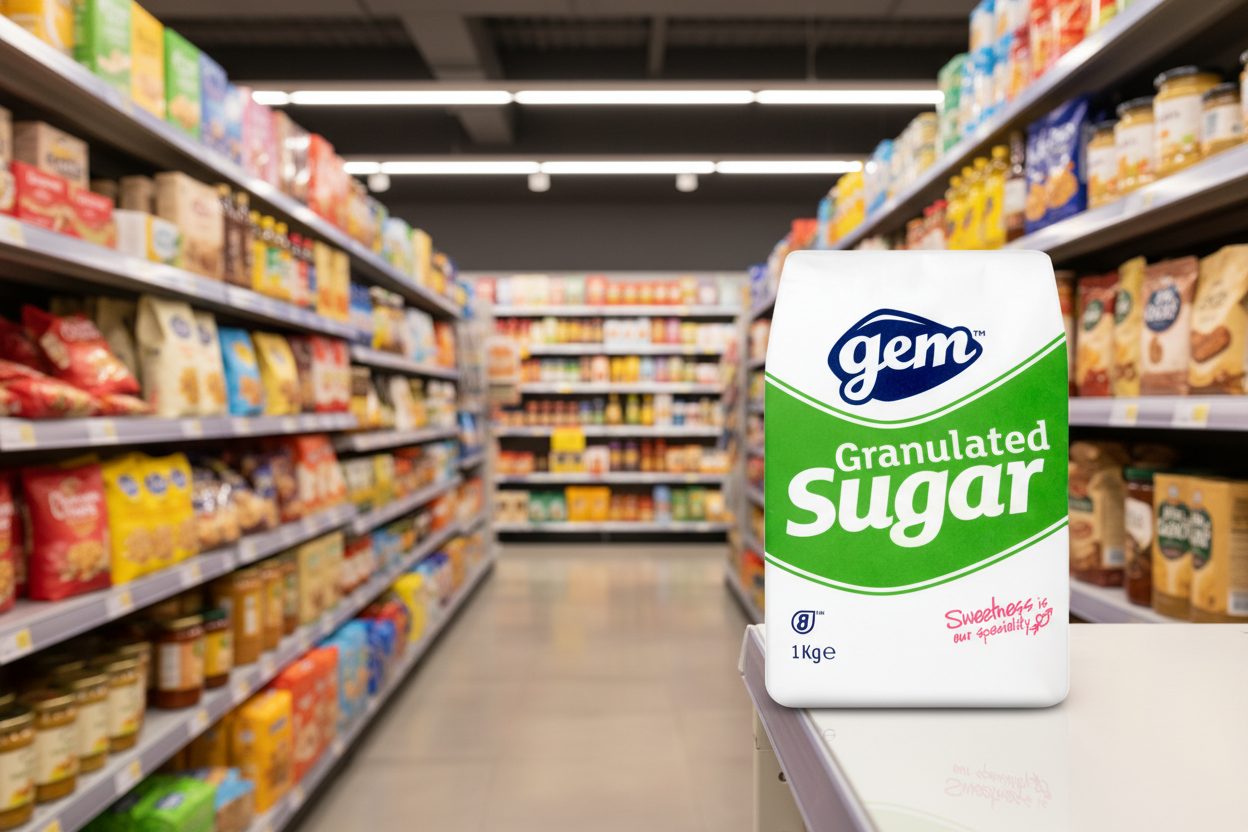 15 x Gem Granulated Sugar 1Kg