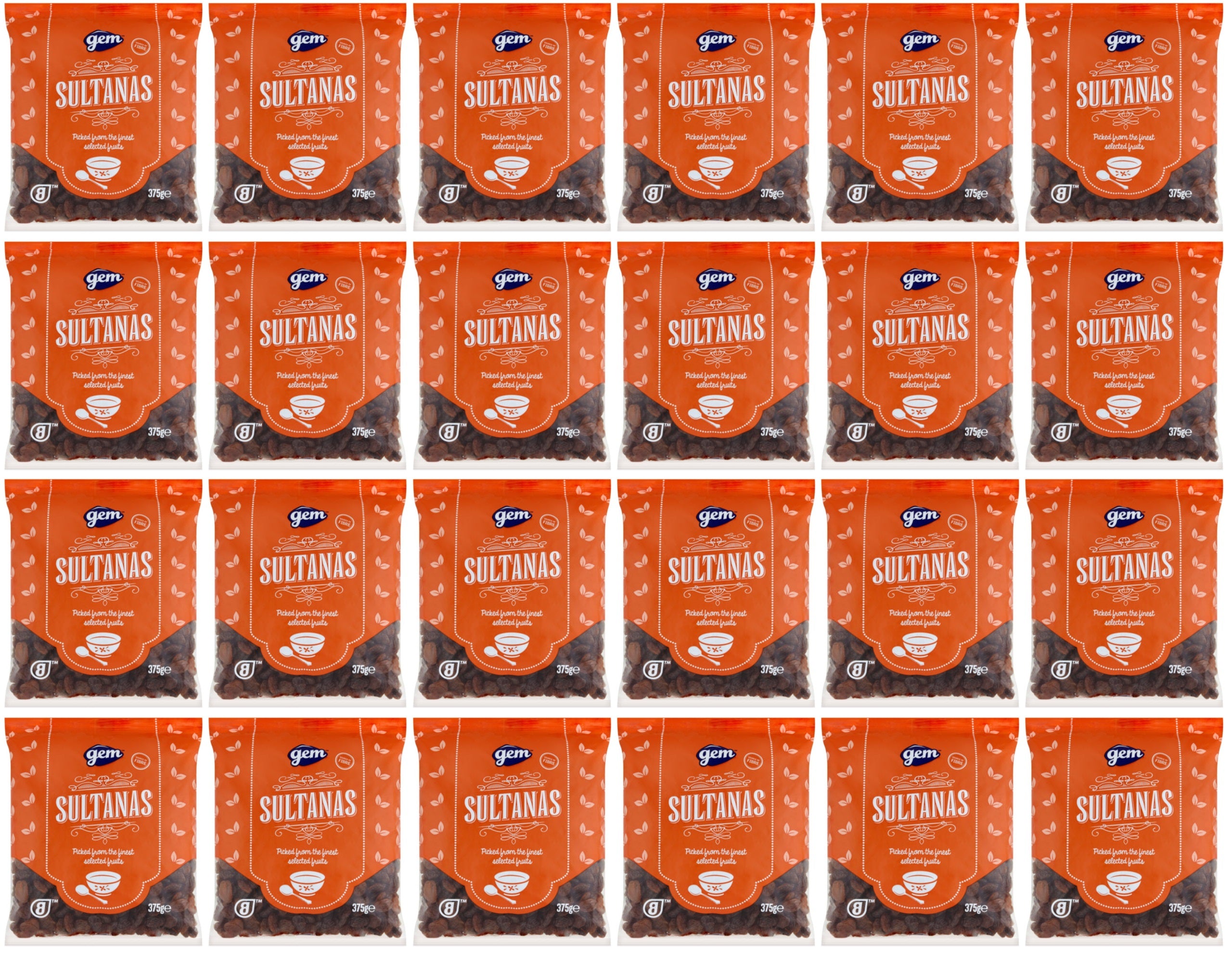24 x Gem Sultanas 375G
