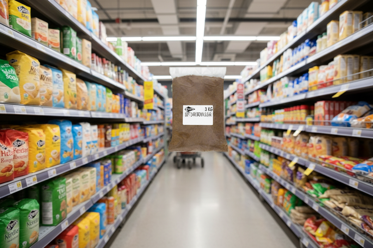 4 x Gem Soft Dark Brown Sugar 3Kg