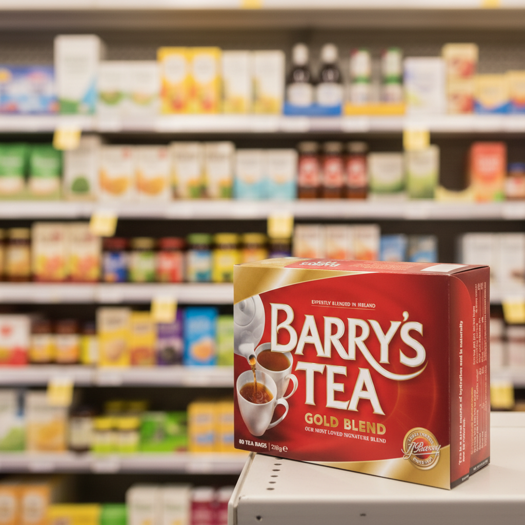 6 x Barrys Gold Blend Teabags 80s