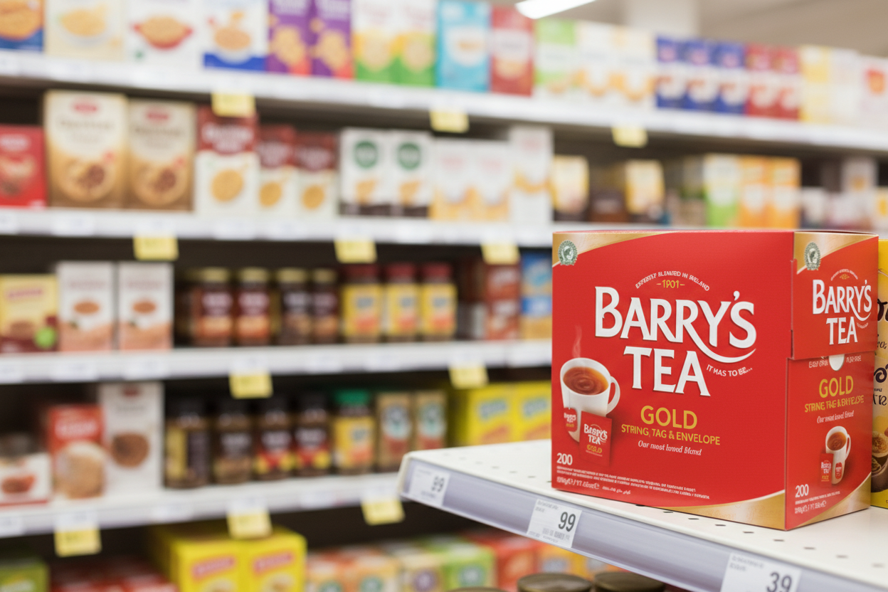 Barry's Gold Blend String Tag & Envelope 200 Bags