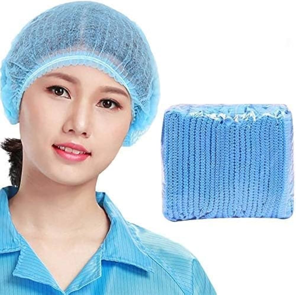 Hair Nets Blue 100 Pk