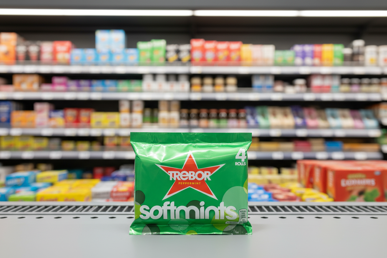 18 x Trebor Softmints Peppermint Mints 4 Pack 179.6G