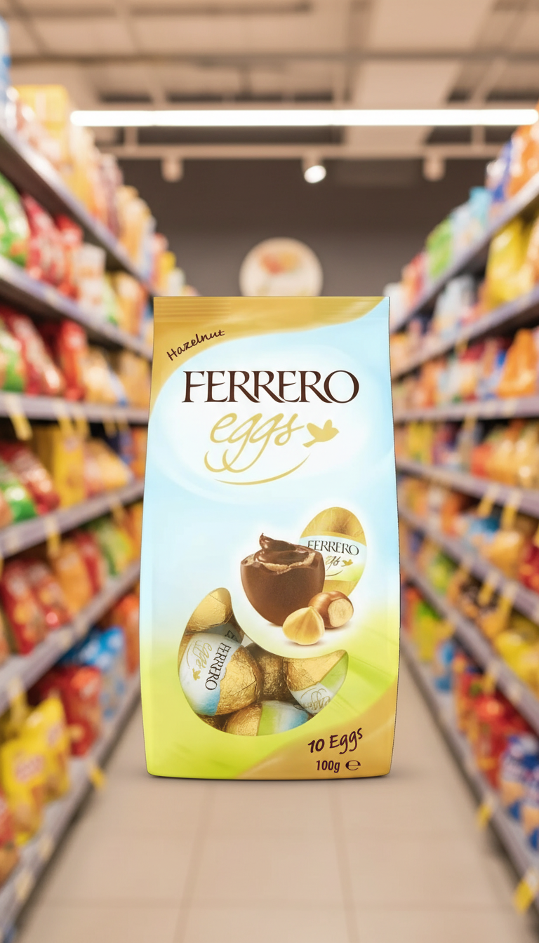 10 x Ferrero Collection Crispy Eggs Hazelnut (10 Eggs) - 100G