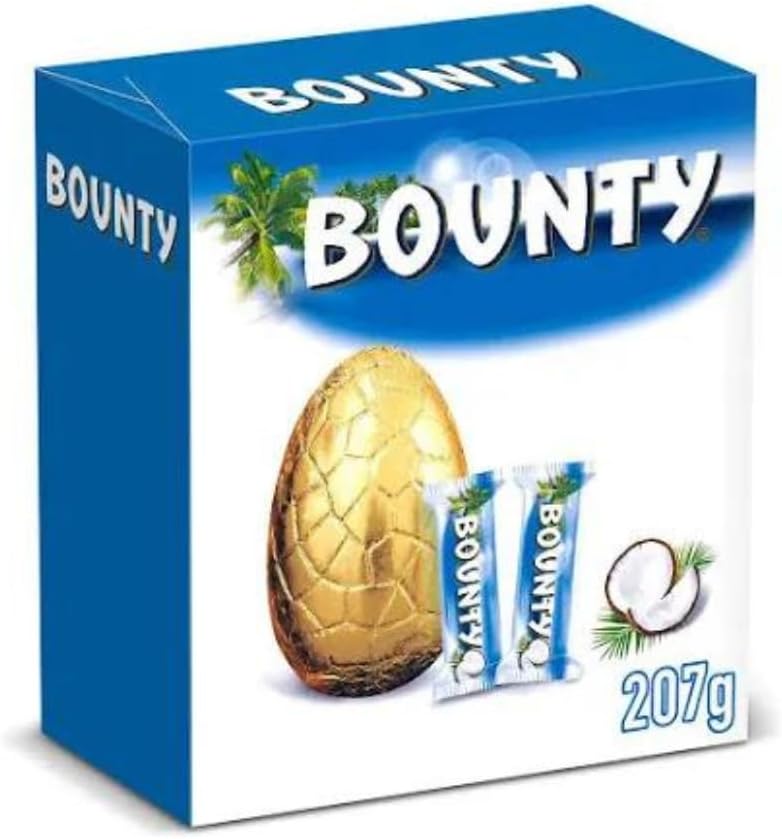 6 x Bounty Coconut Chocolate Large Easter Egg - 177GM