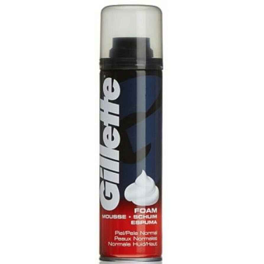 6 x Gillette Shave Foam Regular - 200ML