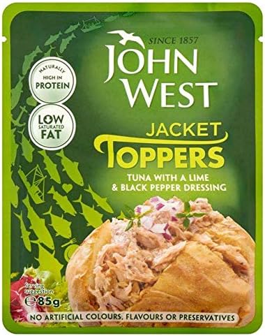 John West Jacket Toppers Tuna With A Lime & Black Pepper Dressing 85G