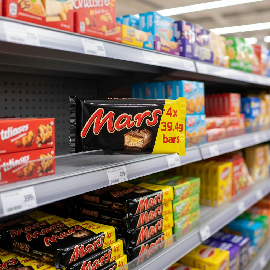 22 x Mars Caramel Nougat & Milk Chocolate Bars Multipack 4 X 39.4G