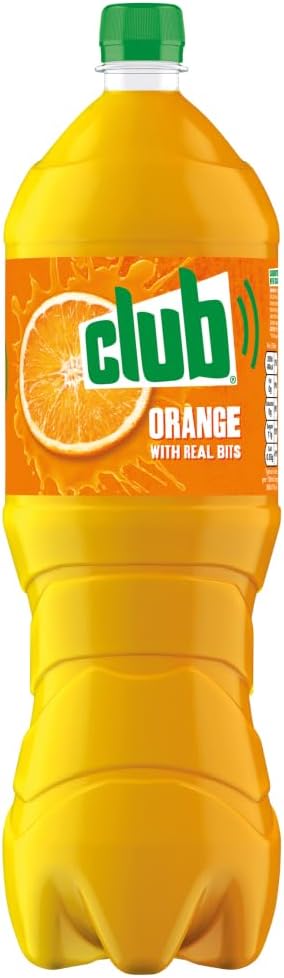 8 x Club Orange With Real Bits 1.75 Litres