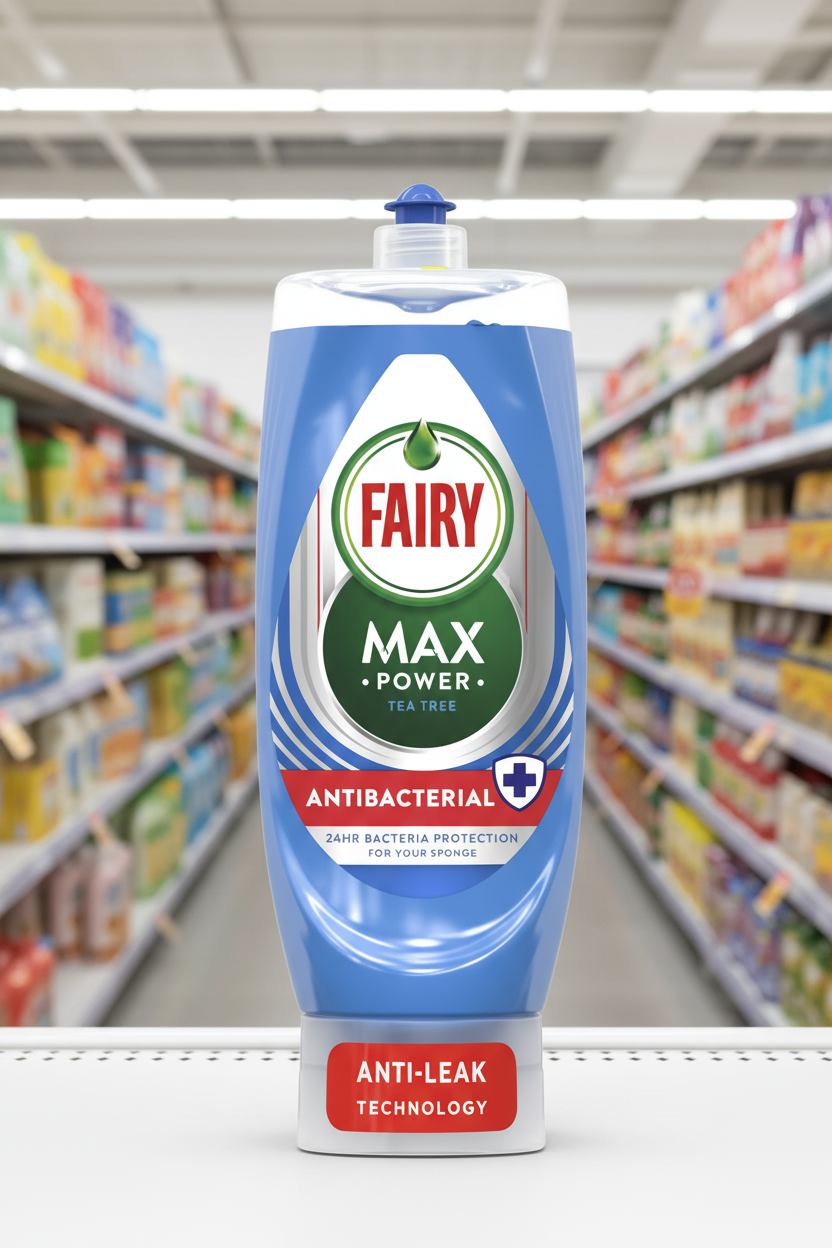 8 x Fairy Max Power Antibacterial - 450ML