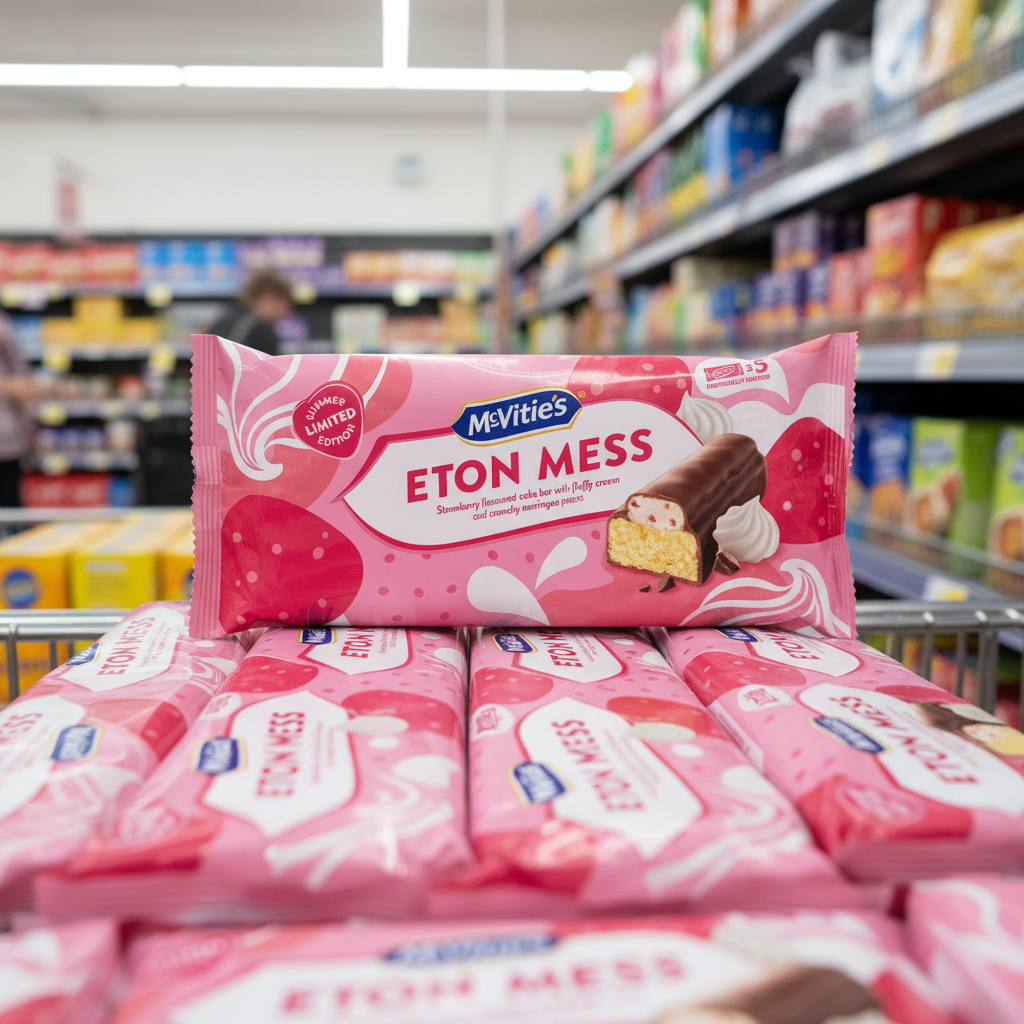 12 x Eton Mess Limited Edition Cake Bars 5pk - 123GM