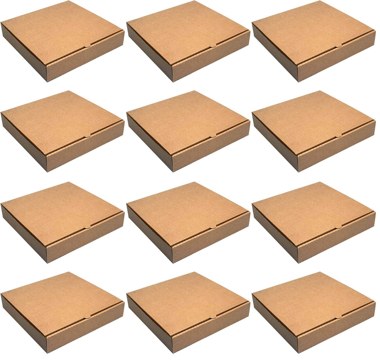 12 Freshly Baked Pizza Box Corrugated 100Pk