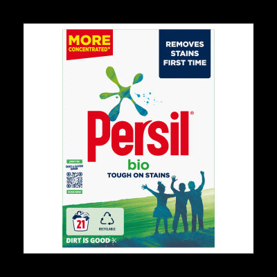 4 x Persil Washing Powder Bio 21 Washes