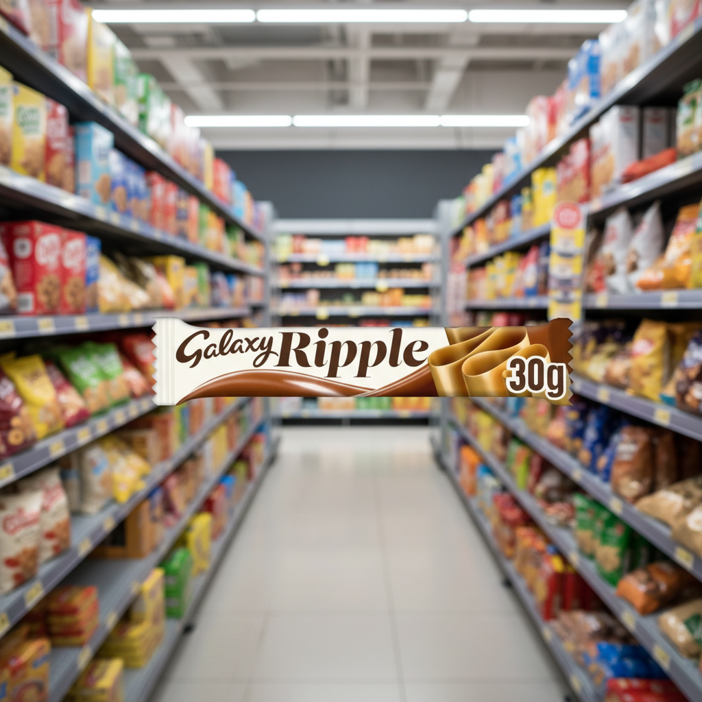 36 x Galaxy Ripple Milk Chocolate Snack Bar 30G