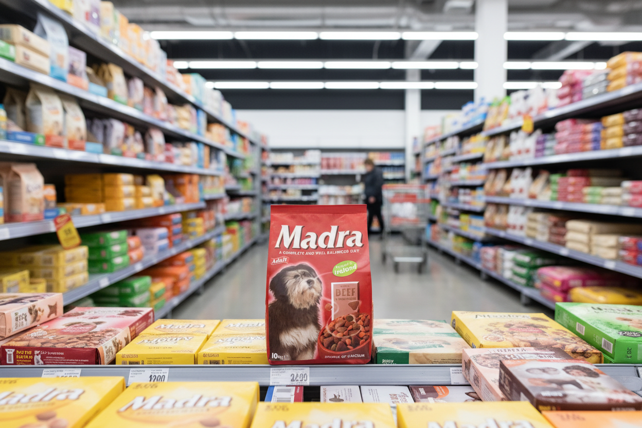 Madra Adult Dog Food With Beef & Vegetables 10Kg