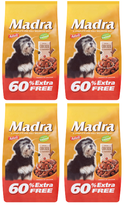 4 x Madra Chicken 2.5Kg + 60% Extra Free 4Kg