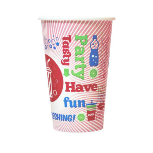 20 x Cup Paper Chill Cold 12Oz