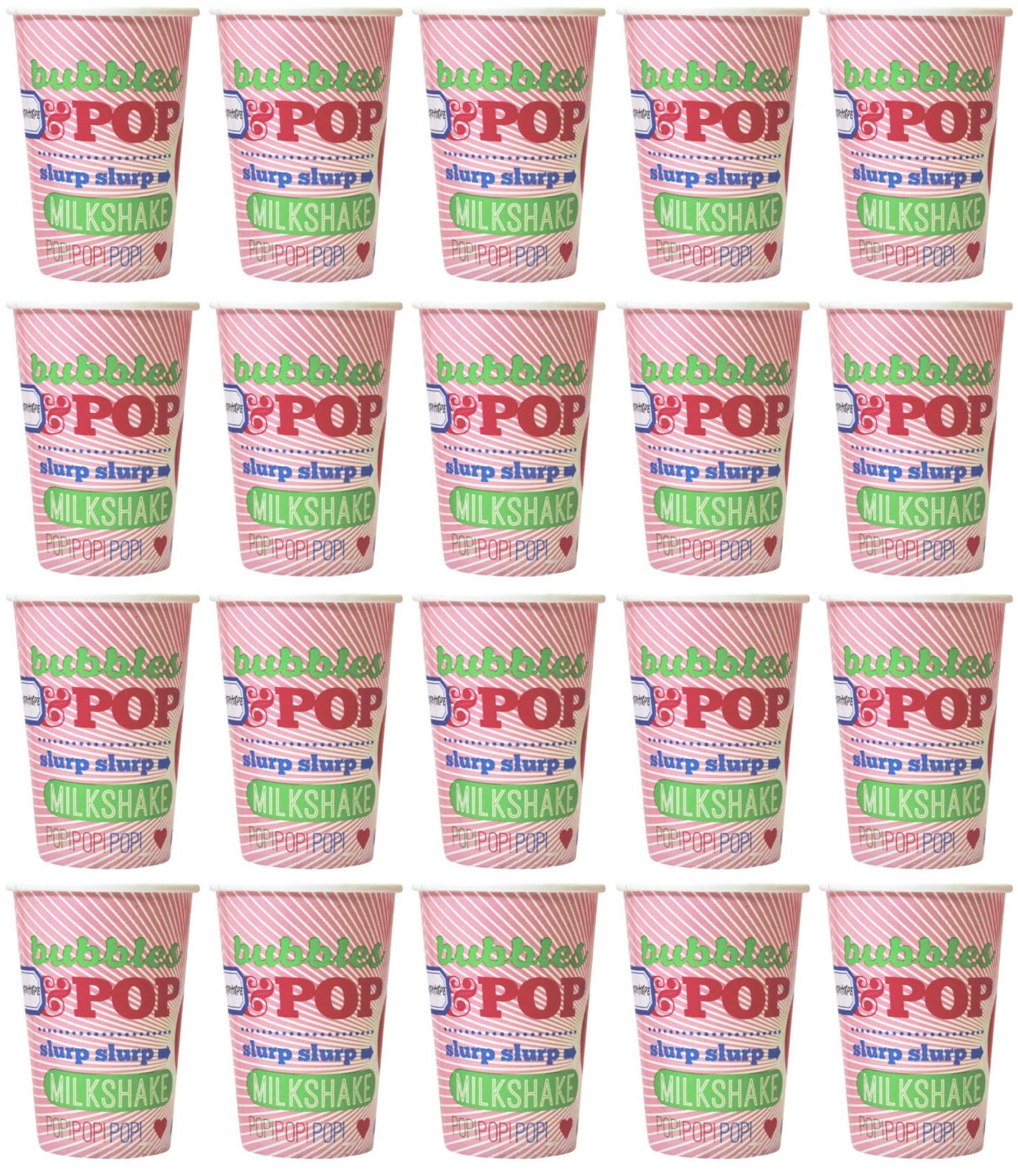 20 x 16Oz Cup Paper Chill Cold