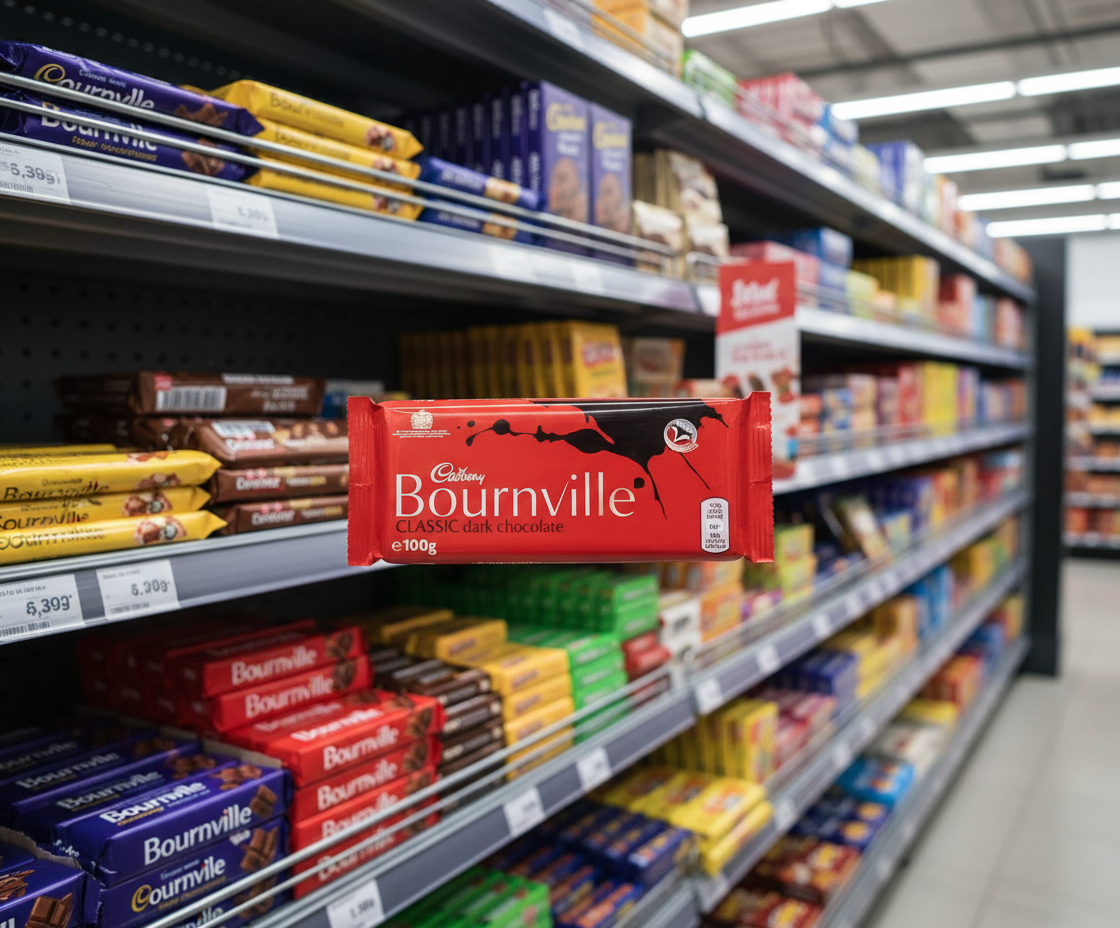 18 x Cadbury Bournville Classic Dark Chocolate Bar 100G