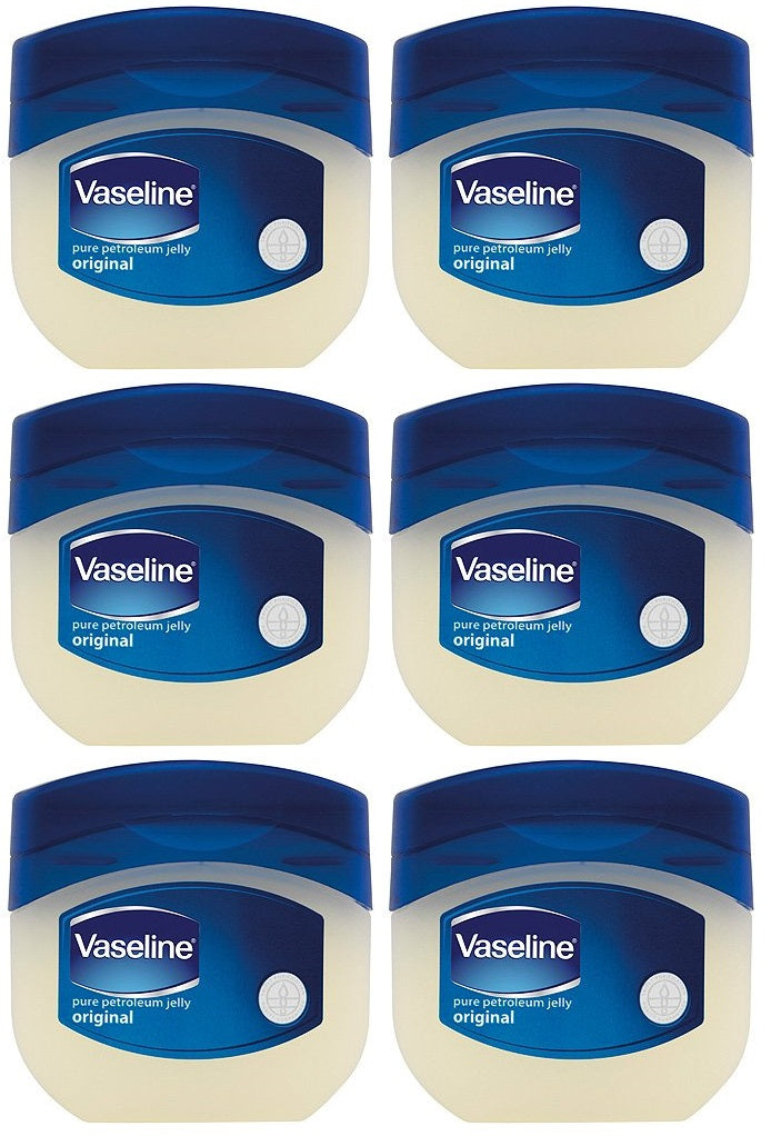 6 x Vaseline Petroleum Jelly Original 250 Ml