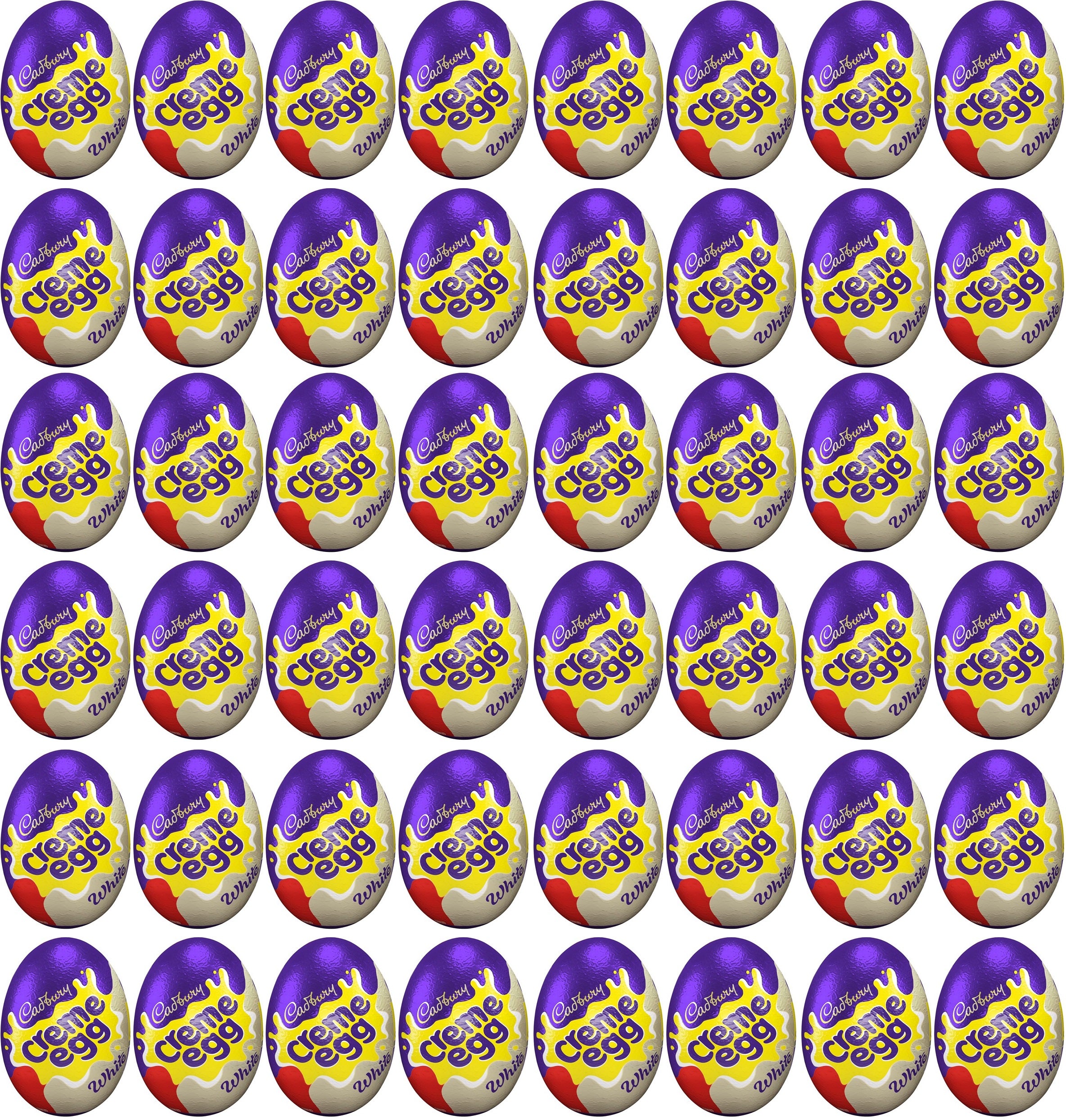 48 X Crème Egg White Singles - 40Gm