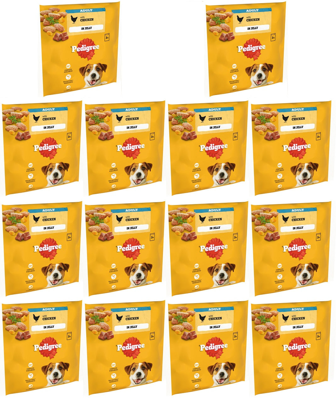 14 x Pedigree Dog Pouch Chicken - 300GM