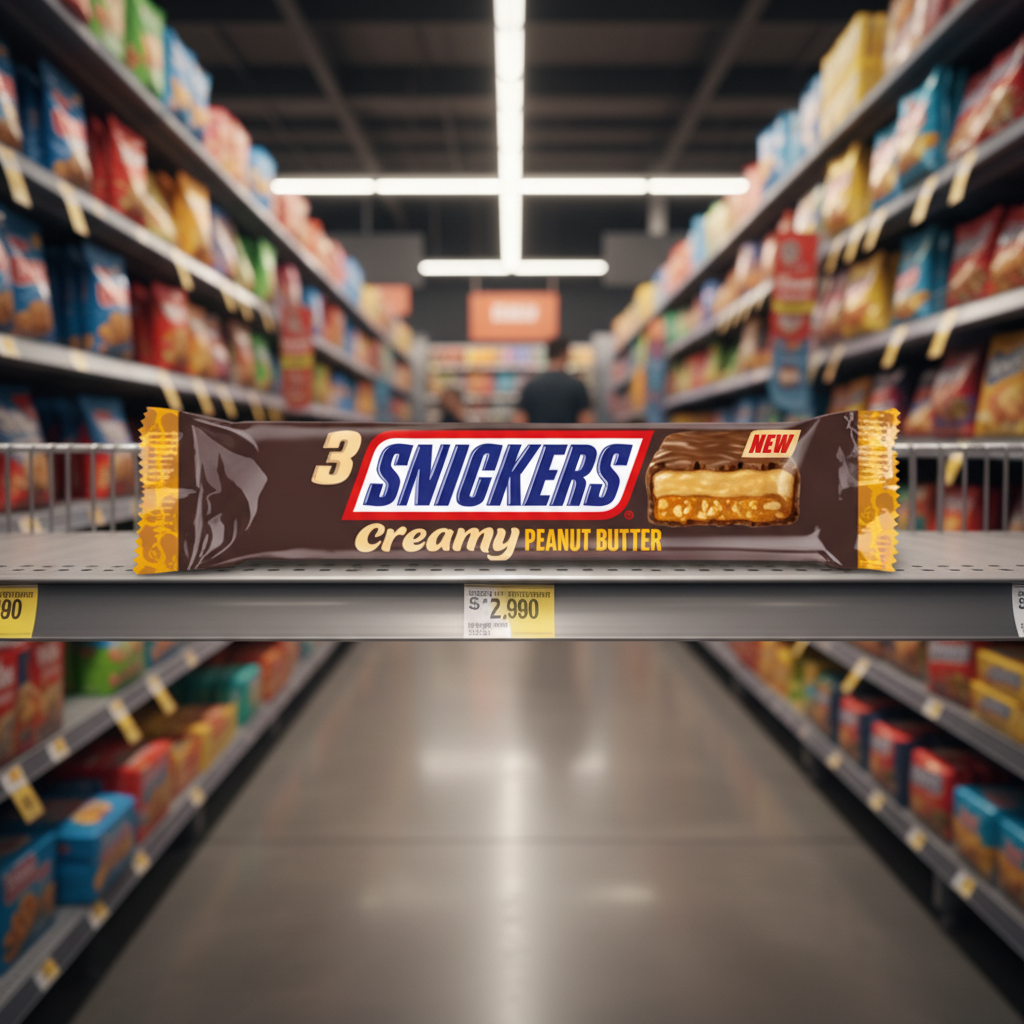 32 X Snickers Creamy Peanut Nut Butter Choc Trio Bar 54.75Gm