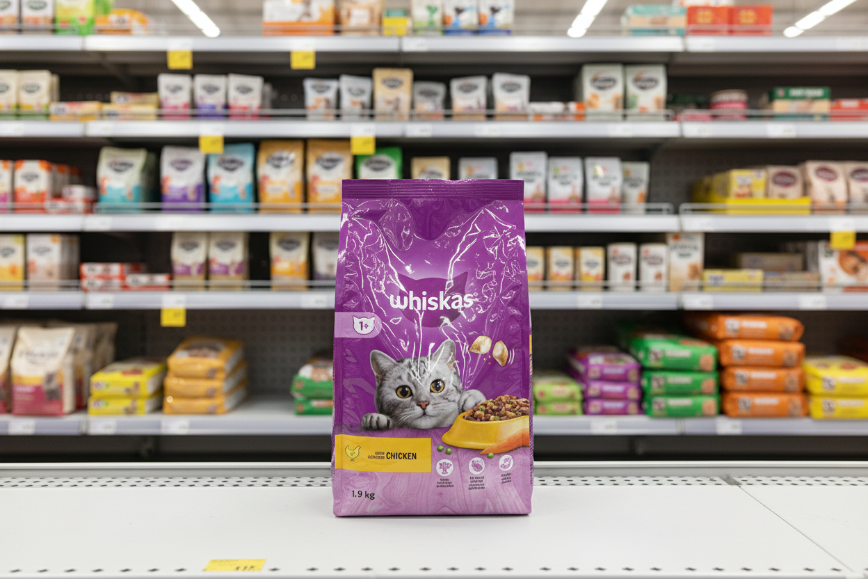 4 x Whiskas Cat 1+ Complete Chicken - 1.9Kg