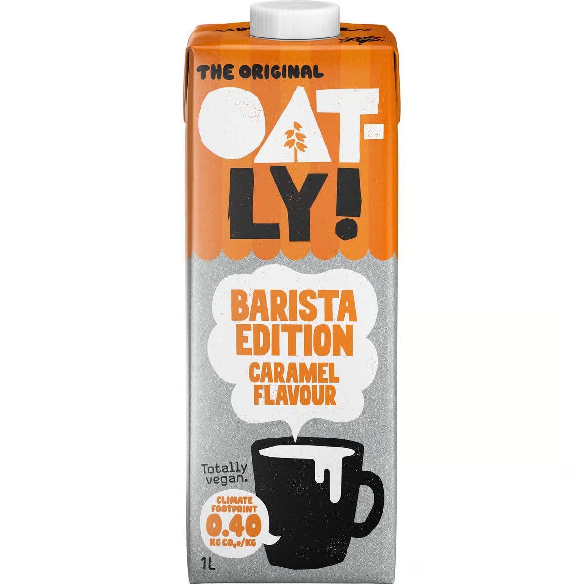 6 X Oatly Barista Edition Caramel Flavour Oat Drink - 1Ltr
