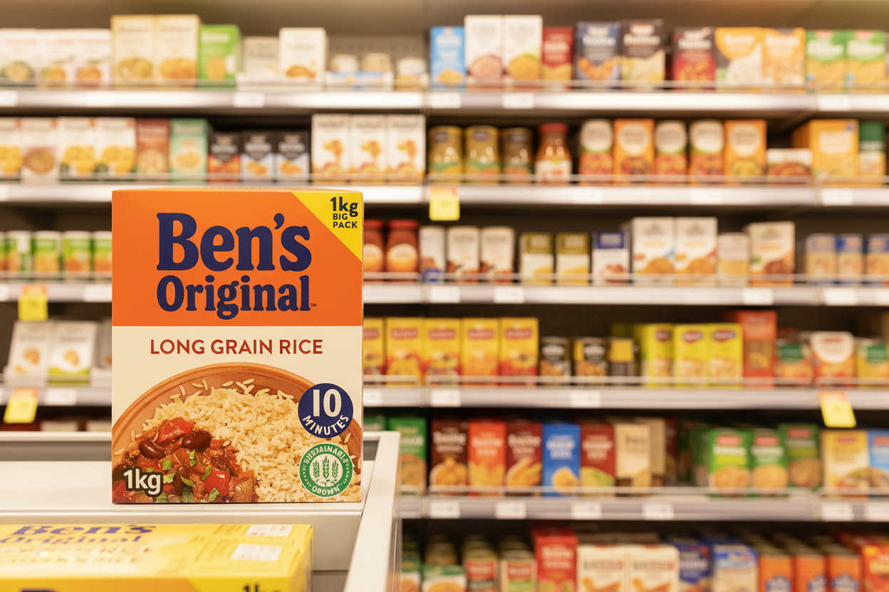 12 x Bens Original Long Grain Rice 1Kg