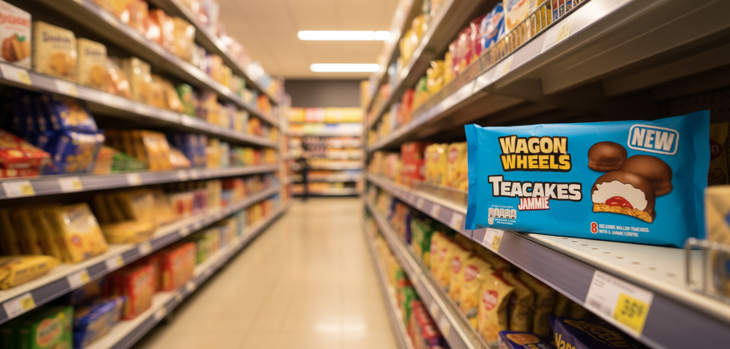 14 x Wagon Wheels Jammie Teacakes 120Gm