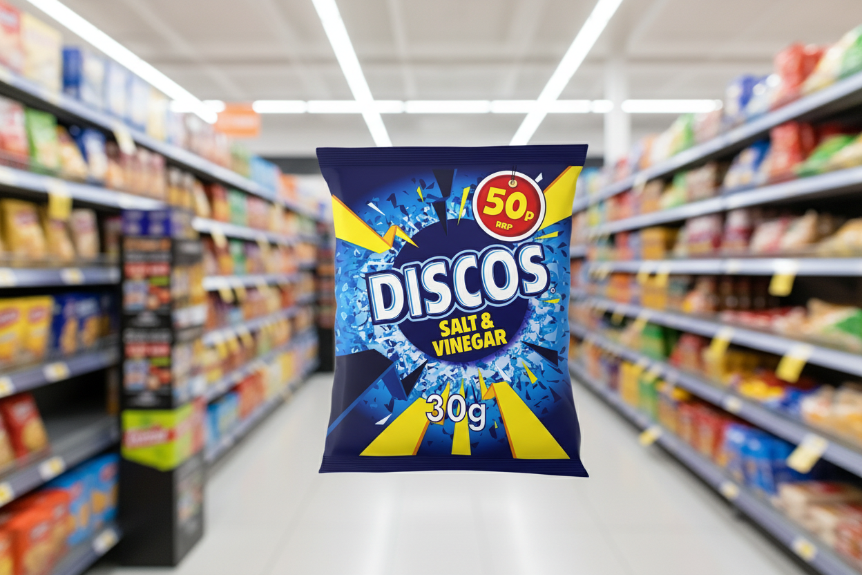 30 x Kp Discos Salt & Vinegar - 30GM