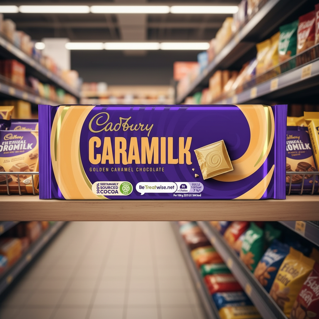 24 x Cadbury Caramilk Golden Caramel Chocolate 90G