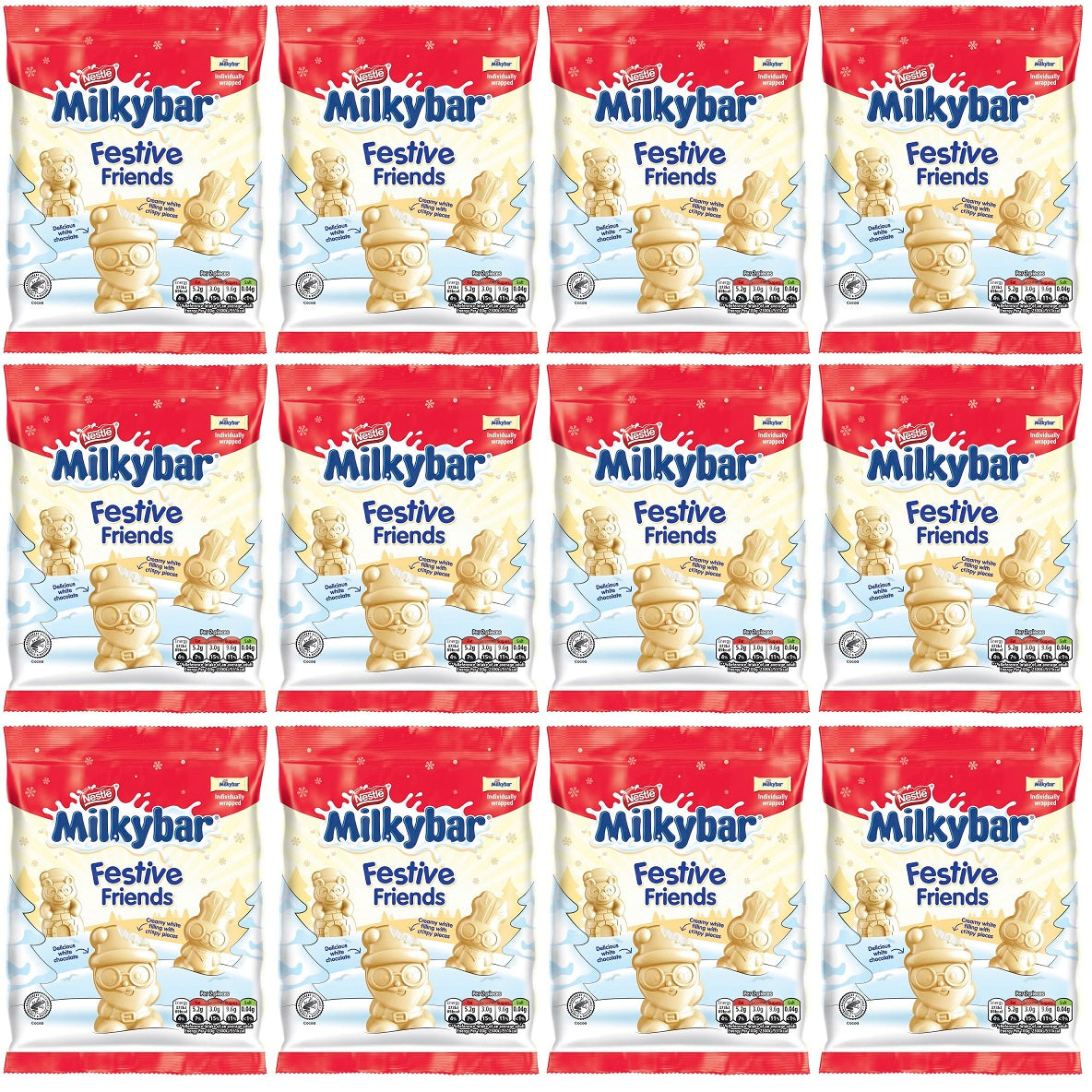 12 x Milkybar Festive Friends 57G