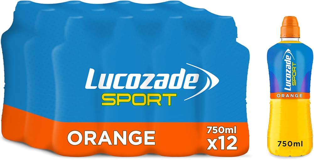 12 x Lucozade Sport Drink Orange 750Ml