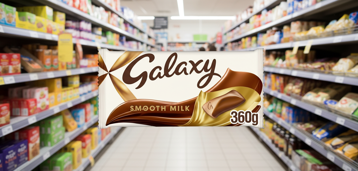 17 x Galaxy Milk Chocolate Large Sharing Block - 360GM